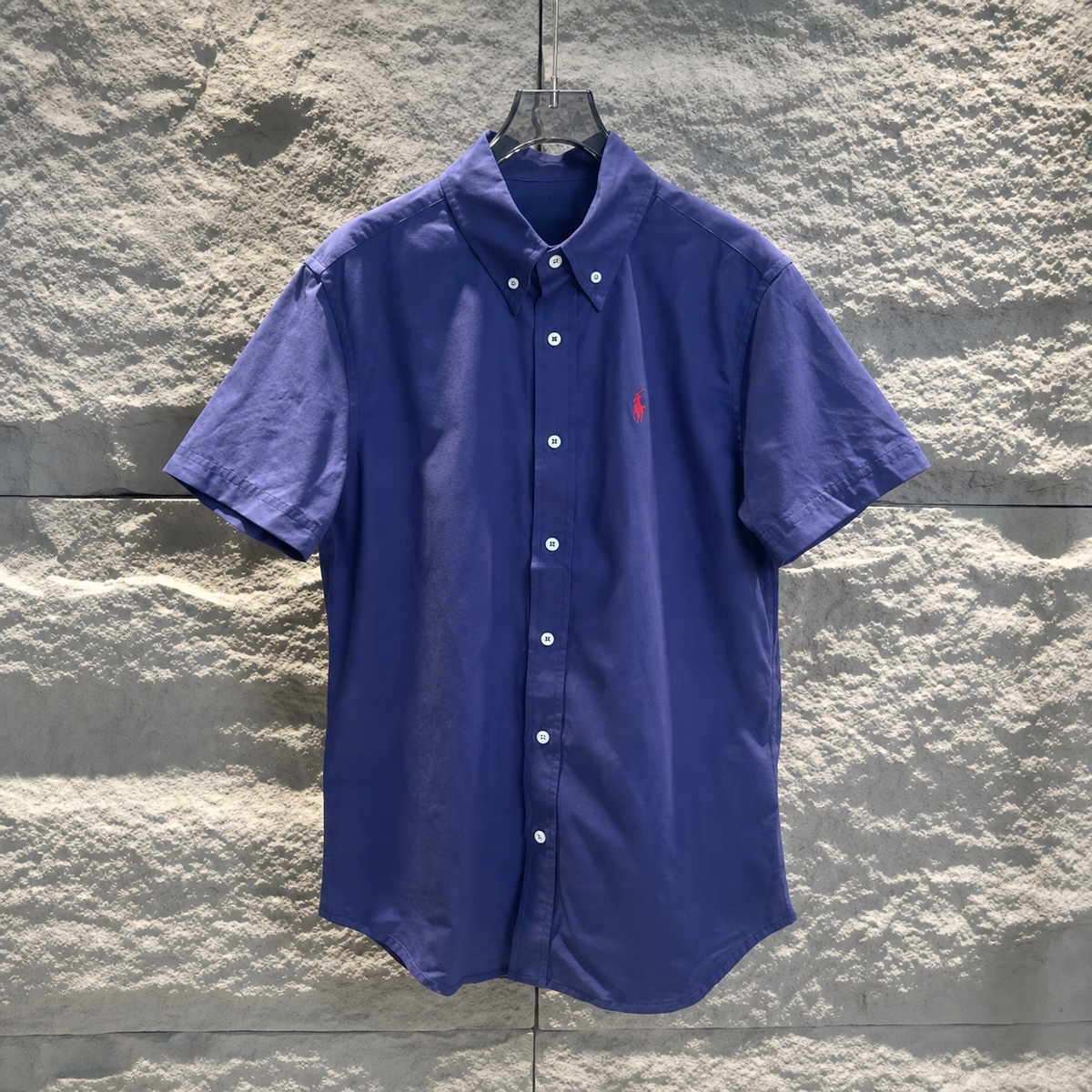 Ralph Lauren Shirt Oxford Short Sleeve Button Down Casual Shirt