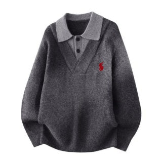 Ralph Lauren Layered Collar Knit Sweater