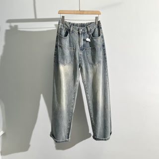 Ralph Lauren Pants Vintage Washed Wide Leg Denim Jeans