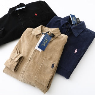 Ralph Lauren Outerwear Corduroy Zip Jacket