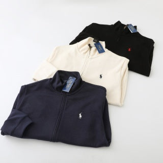 Ralph Lauren Essential Outerwear Knit Full Zip Jacket