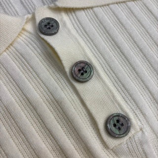 Ralph Lauren Polo Shirt Ribbed Knit Short Sleeve Polo
