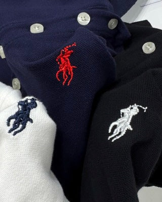Ralph Lauren Women's Five Button Cotton Polo Shirt
