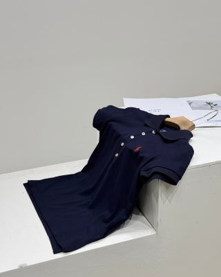 Ralph Lauren Women's Five Button Cotton Polo Shirt