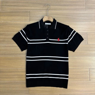 Ralph Lauren Horizontal Stripe Ice Silk Polo Shirt