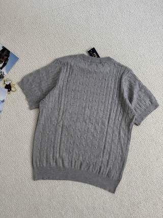 Ralph Lauren Cable Knit Short Sleeve Sweater