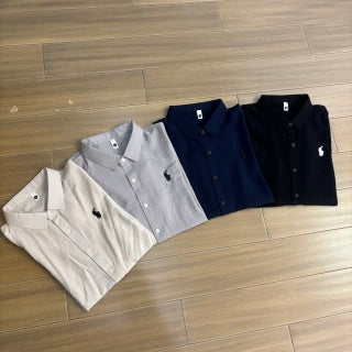 Ralph Lauren Shirt Solid Short Sleeve Embroidered Logo Shirt
