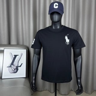 Ralph Lauren T-shirt Unisex Big Pony 3-Sleeve Cotton Crewneck Tee