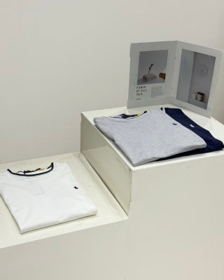 Ralph Lauren T-shirt Contrast Trim Heavyweight Cotton Crewneck Tee