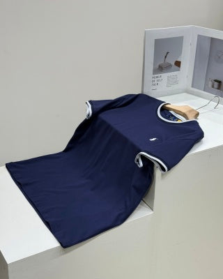 Ralph Lauren T-shirt Contrast Trim Heavyweight Cotton Crewneck Tee